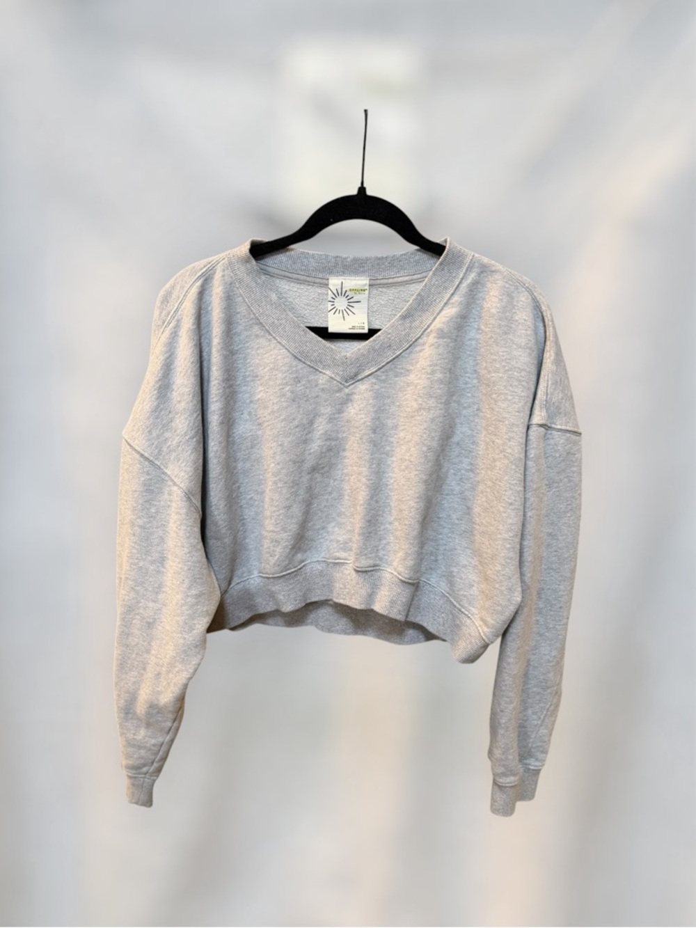 Aerie Offline crop v-neck crew